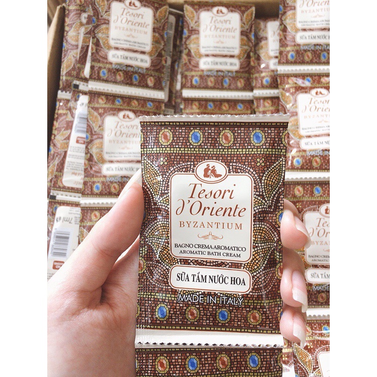 Sữa tắm gói dùng thử nước hoa Tesori d’Oriente 12x7ml