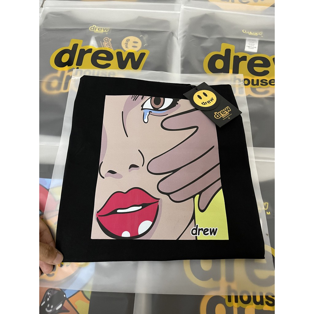 Áo Thun Drew House Crying Girl FULL TEM TAG