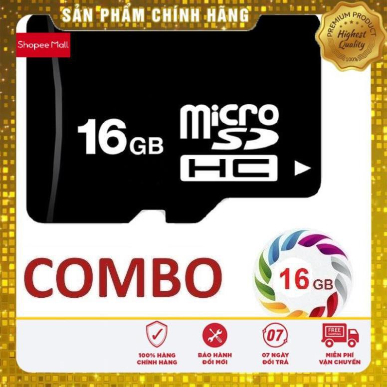 [Sỉ combo] 50 thẻ nhớ MicroSD 16G - Dùng cho điện thoại, Camera, loa , đài...