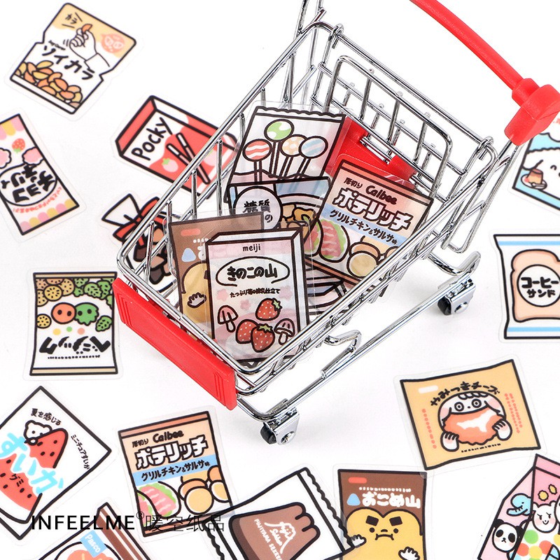 Sticker cute đa dạng màu sắc