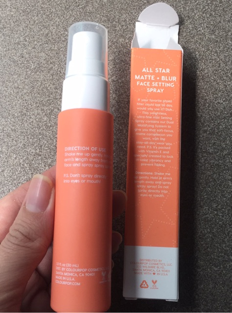 Xịt khoá lớp makeup - ColourPop All Star Face Setting Spray (30ml) - USA | BigBuy360 - bigbuy360.vn