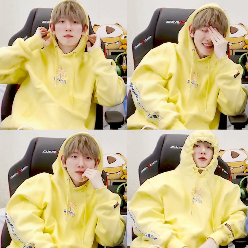 ÁO NỈ CHUI ĐẦU CÓ MŨ DÁNG RỘNG GIỐNG BAEKHYUN EXO BURIED ALIVE SHOW ÁO KHOÁC NGOÀI THỜI TRANG NAM NỮ