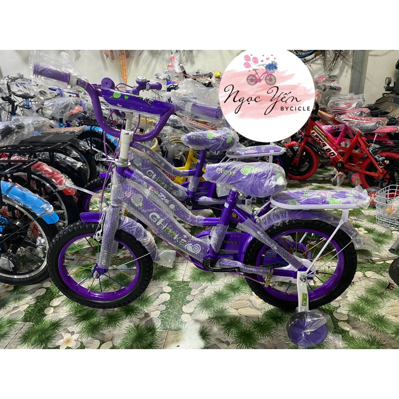 Xe Đạp Trẻ Em 14IN 2 ống bản to GH BIKE HOT NEW