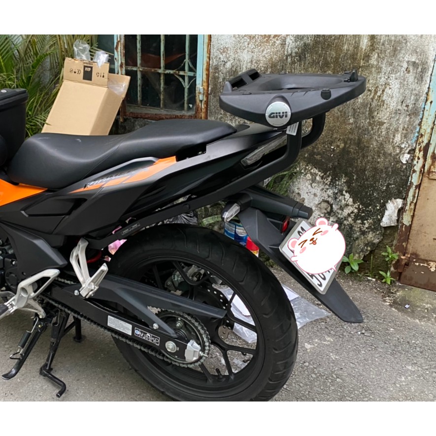 Baga HRV Winner X kèm đế đệm M5M, hàng Givi chính hãng mới 100%