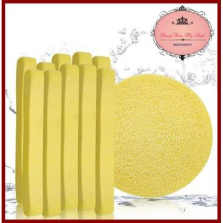 Bông nở bọt biển rửa mặt, 2k/miếng