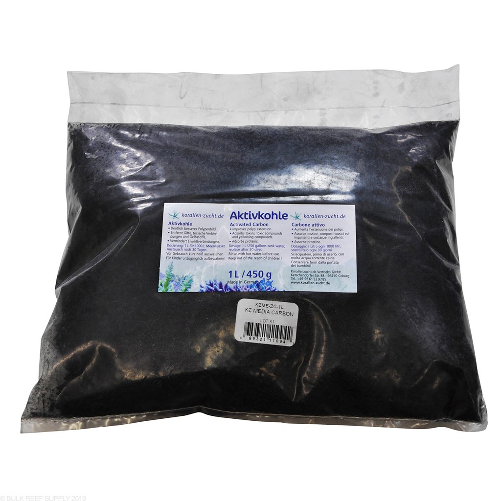 Vật liệu làm sạch nước Than hoạt tính Activated Carbon 1L | Korallen-Zucht
