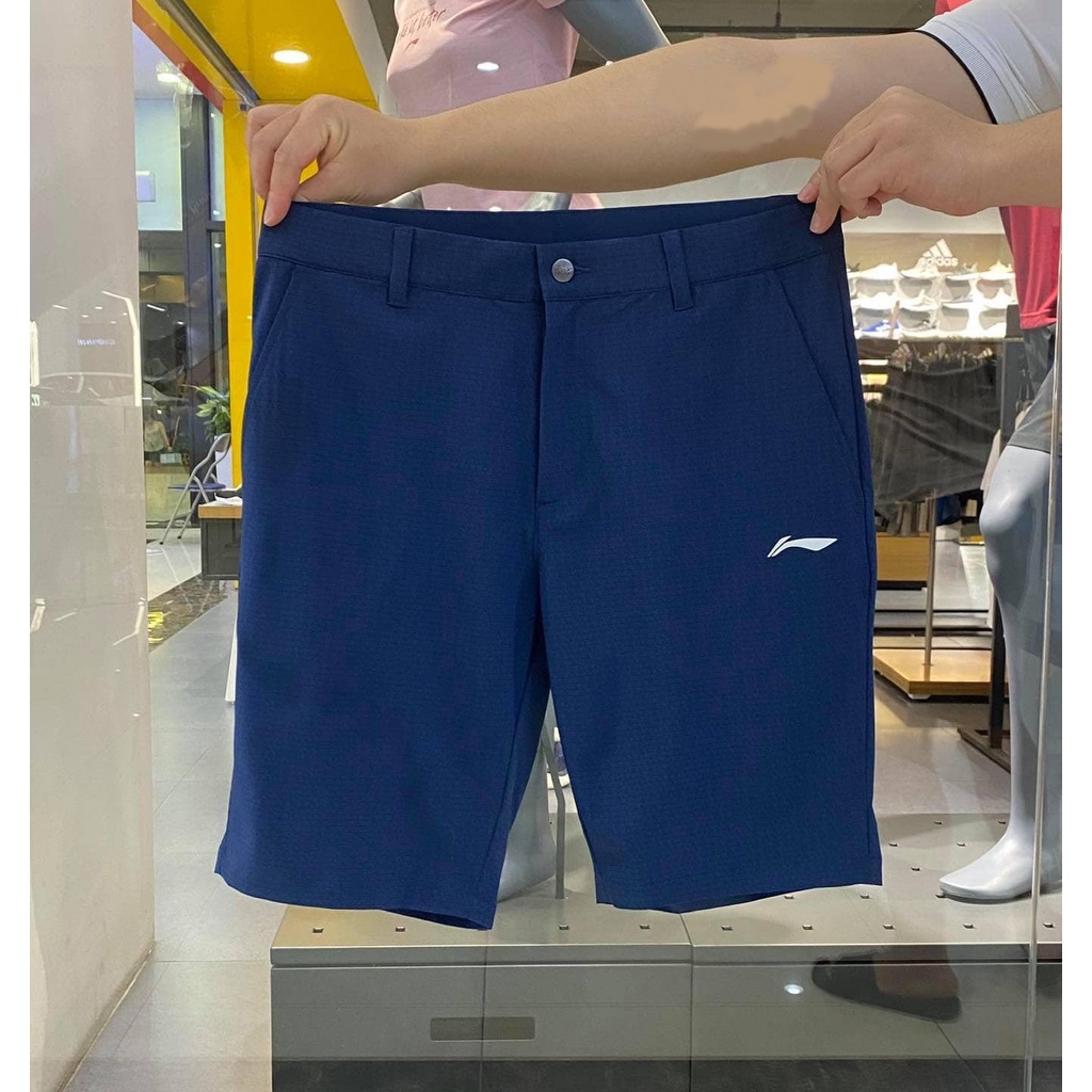 Quần short cạp cúc thể thao nam Lining
