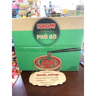 Thùng Phở Bò KoKoMi 30 gói x65g