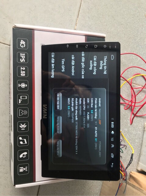 Màn Hình DVD hỗ trợ ĐỊNH VỊ XE Android 9"/10" VMN 32gb Ram 2gb | BigBuy360 - bigbuy360.vn