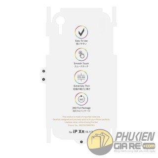 Dán PPF mặt sau cho iPhone XR