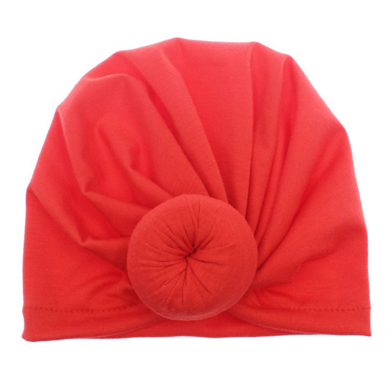 Dễ Thương Mũ Turban Thắt Nút In Hoa Cho Bé Sơ Sinh