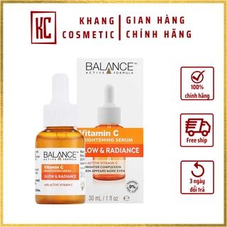 Serum Vitamin C Trắng Da, Mờ Thâm Balance Active Formula Vitamin C Brightening 30ml