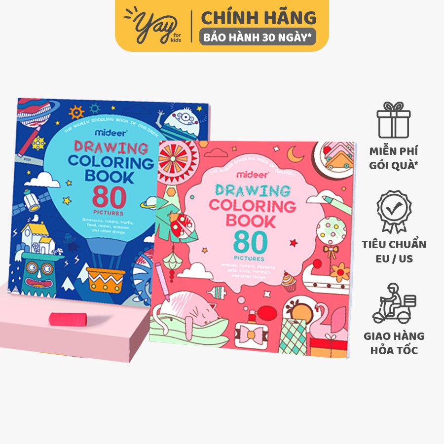 Bộ Đồ Chơi Tô Màu Hội Họa MIDEER Cho Bé Từ 3+