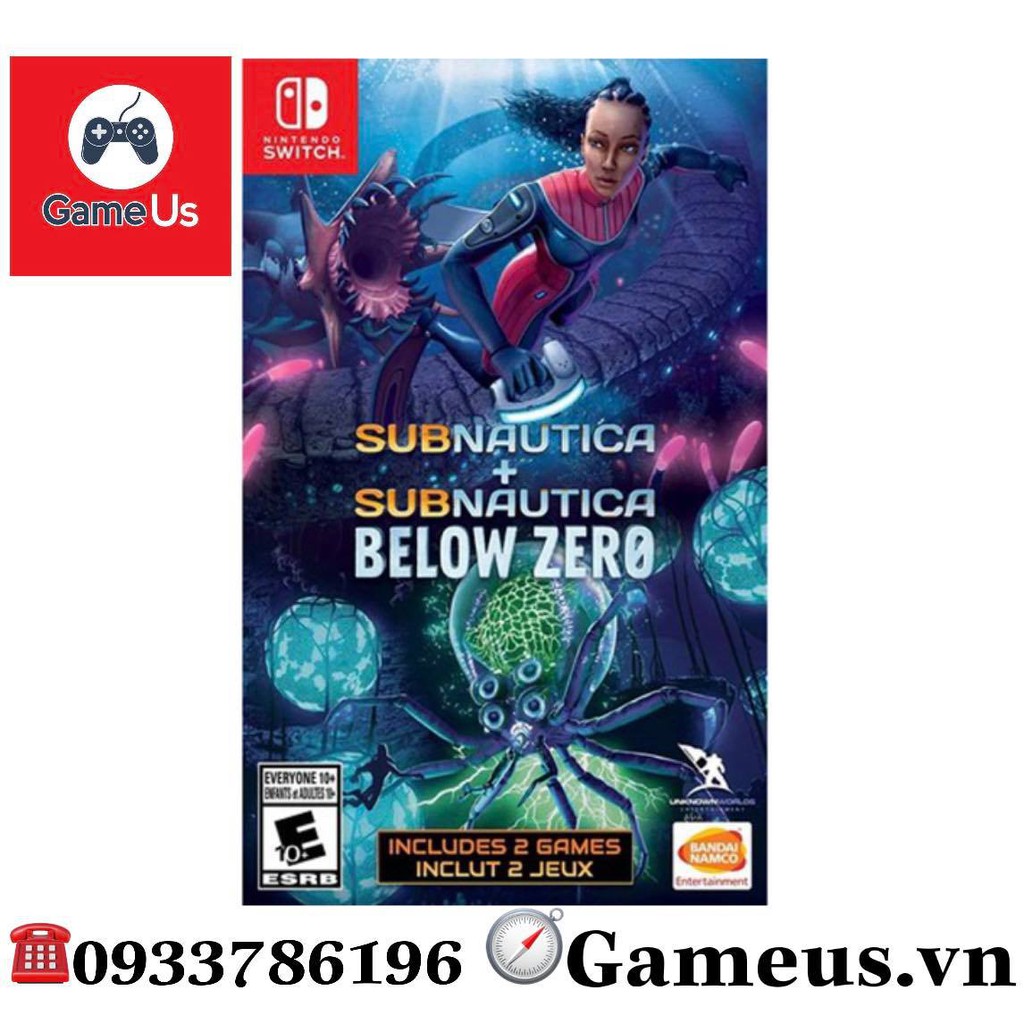 Game Nintendo Switch : Subnautica + Subnautica Below Zero Hệ US