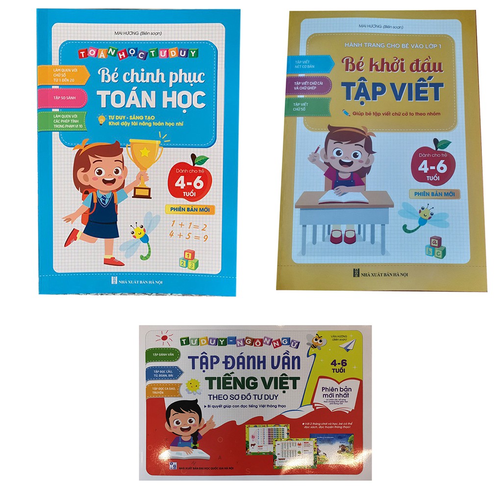 Combo Sách Hành Trang Cho Bé Vào Lớp 1 ( Bộ 3 Cuốn)