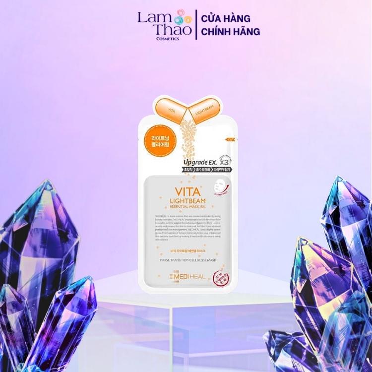 Mặt Nạ Dưỡng Trắng Da Mediheal Vita Lightbeam Essential Mask Ex 24ml