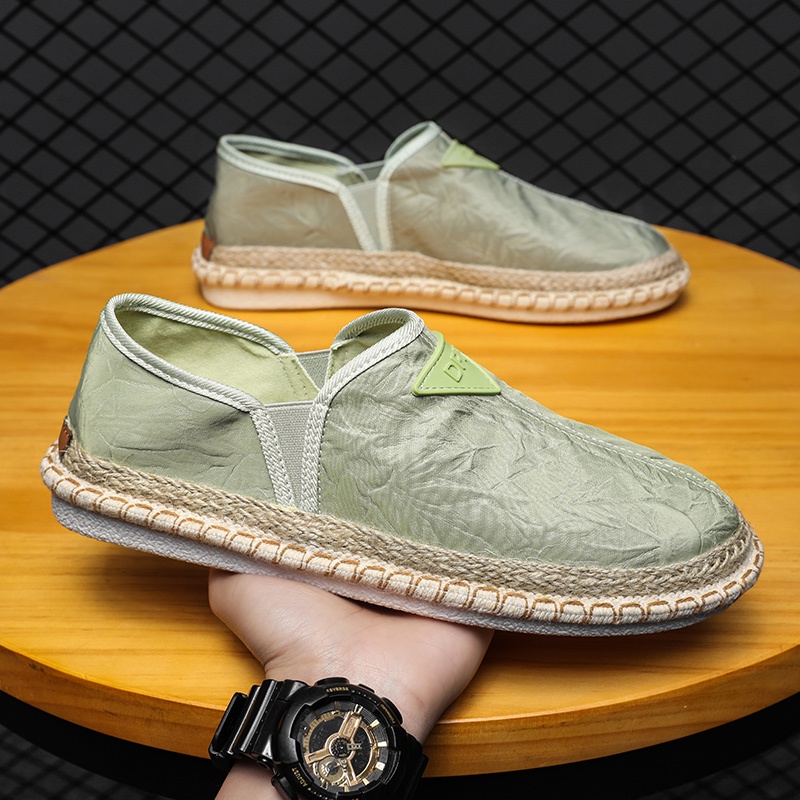 Vỏ Bọc Giày Lười Vải Canvas Thời Trang Cho Nam