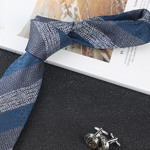 Cravat Nam cỡ trung 7cm cao cấp nhiều mẫu lựa chọn, cà vạt chú rể, Cavat dự tiệc, Calavat công sở CV-7102
