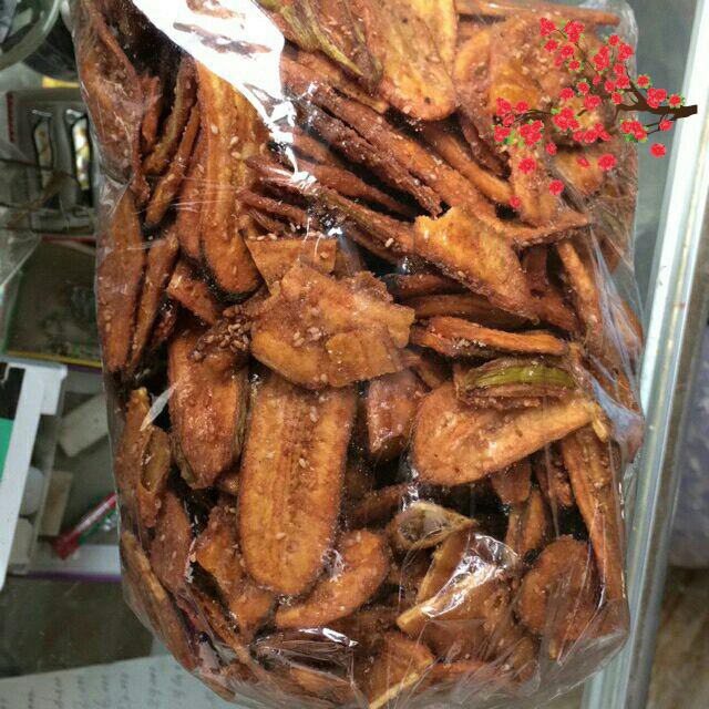[300G] - Chuối Sấy Ngào Mè Gừng