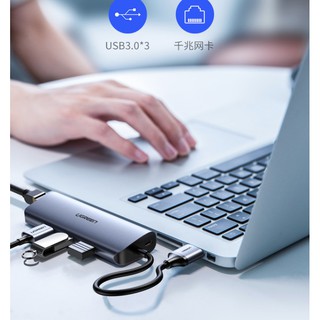 BỘ CHIA USB TYPE C 5IN1 UGREEN 60717