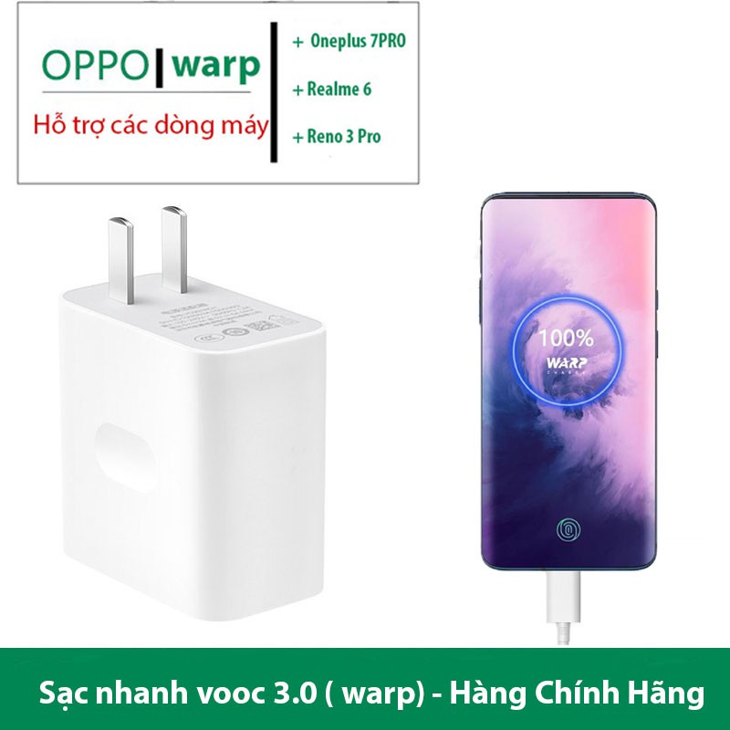 Sạc Warp Cho Oneplus 7 Pro - Công Suất 30W - Hàng Chính Hãng OPPO