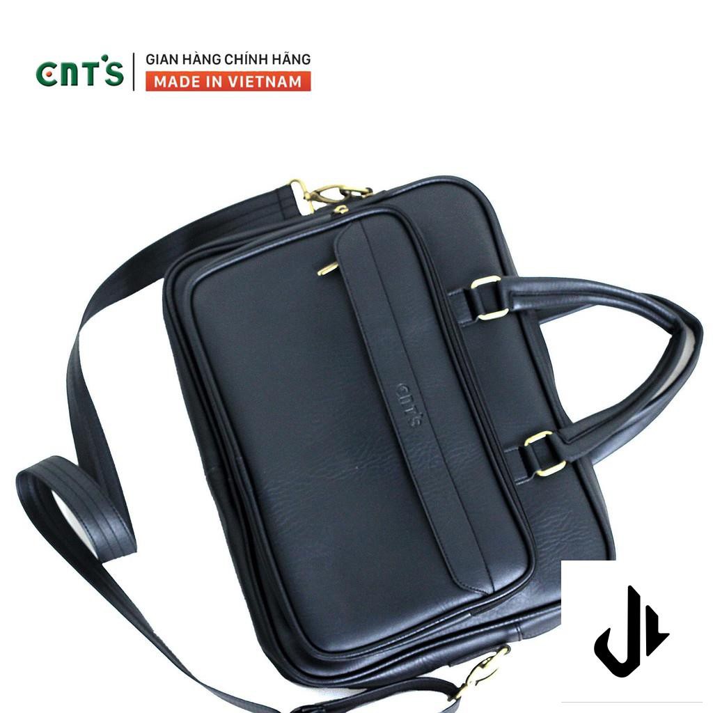 Cặp da nam công sở CNT HQ17 bò lợt thời trang cao cấp - J Shop