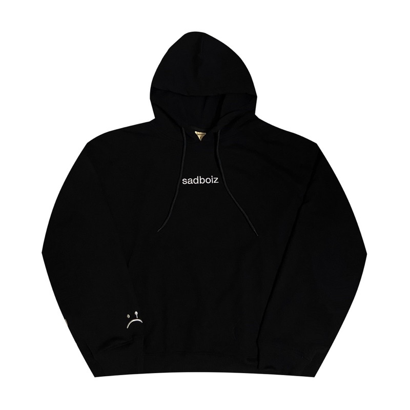 ẢNH THẬT-Áo hoodie SADBOIZ mặt mếu logo thêu có mũ hàng 2 lớp cotton dày dặn form rộng nam nữ | WebRaoVat - webraovat.net.vn