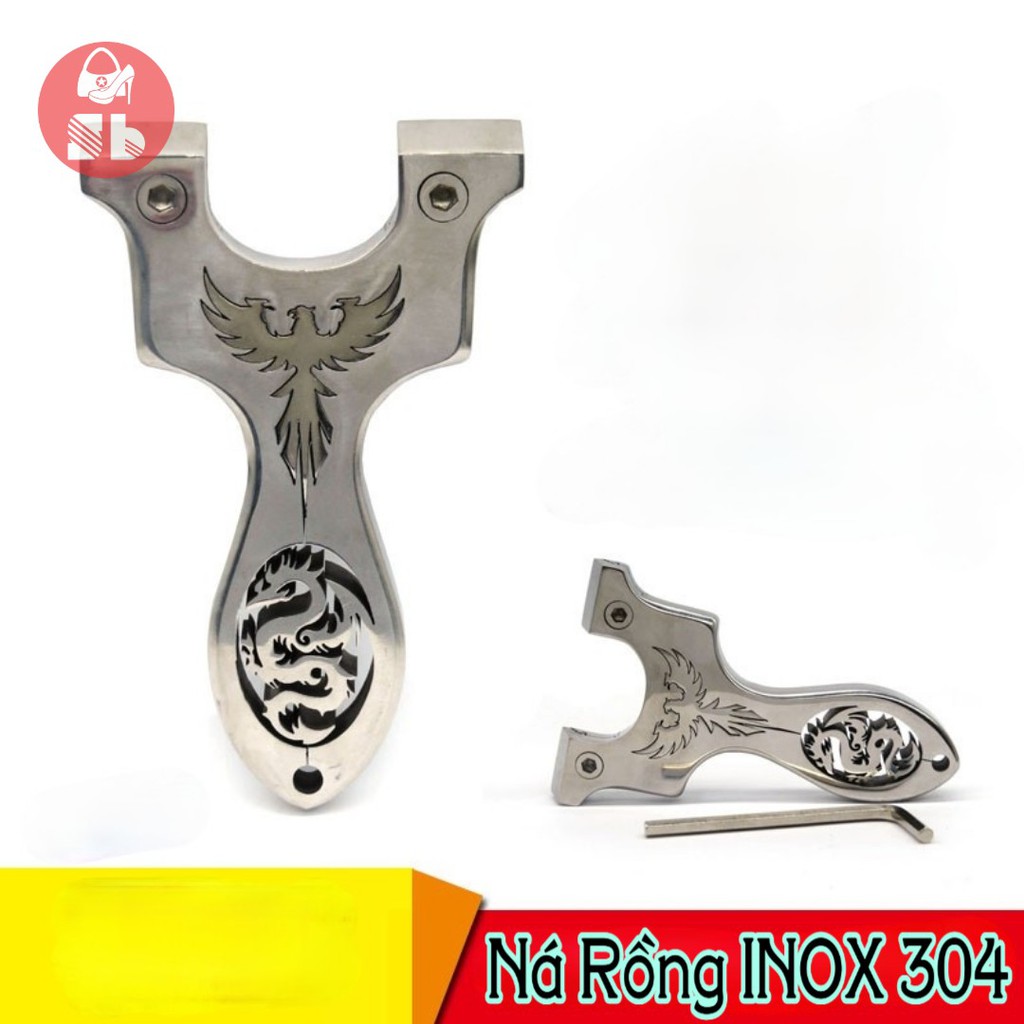 [Xả hàng] Ná Cao Su Long Phụng Inox 304 Nguyên Khối Cao Cấp chuẩn cnc