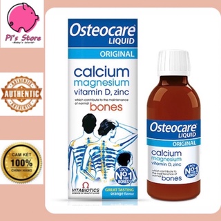 Canxi nước Osteocare liquid 200ml chính hãng Vitabiotics Anh thơm ngon dễ hấp thụ cho bé trên 3 tuổi và mẹ bầu khoẻ