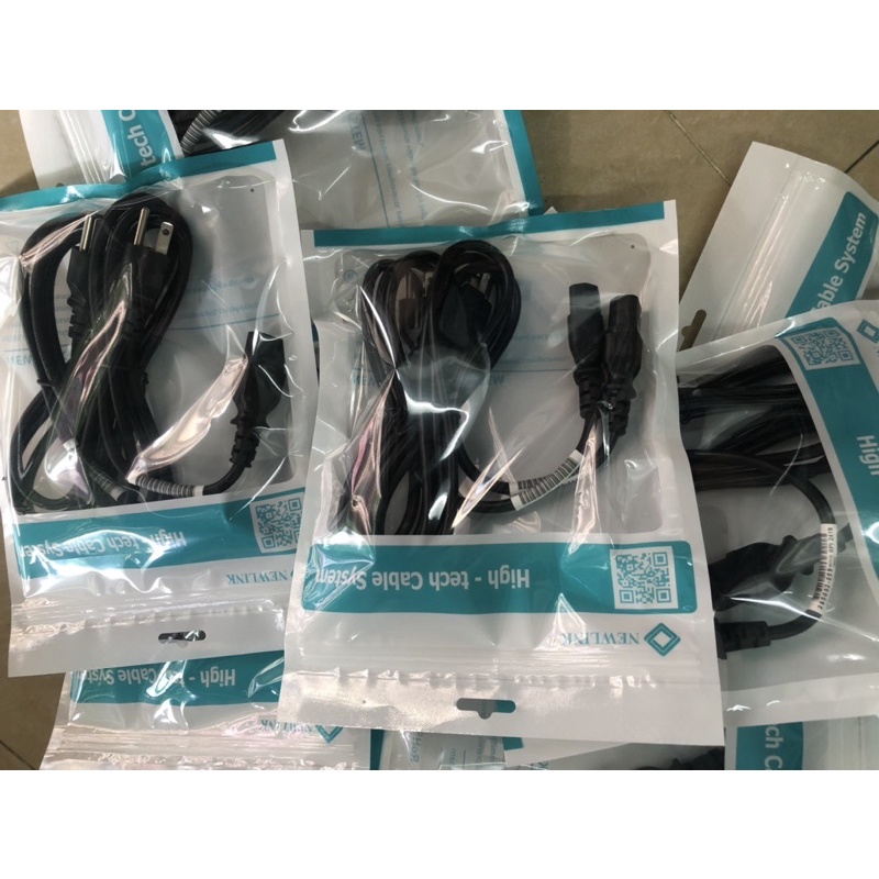 Dây nguồn 3 chân C13 lõi 3G x 0,75mm2 dài 1,5m chính hãnh NewLink cao cấp