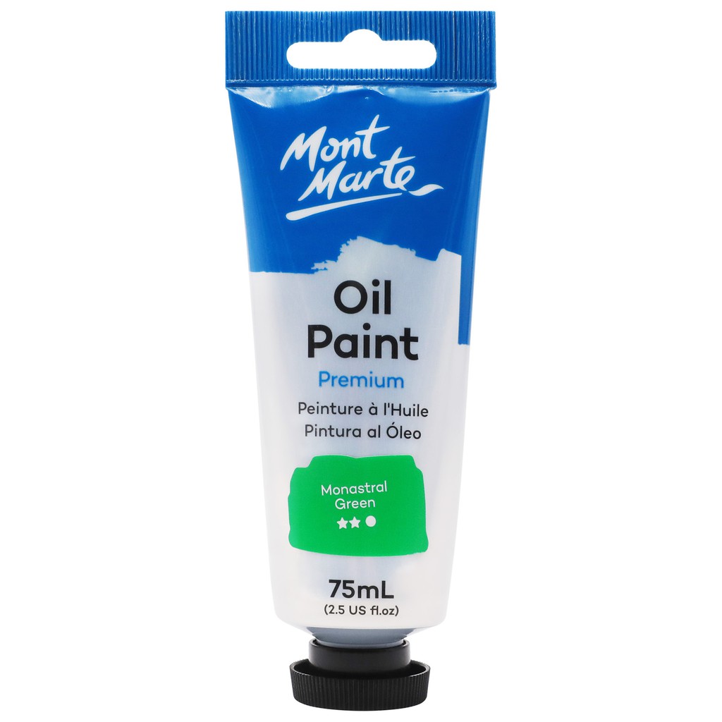 BỘ 46 MÀU SƠN DẦU CAO CẤP MONT MARTE TUÝP 75 ML - MONT MARTE OIL PAINT 75 ML