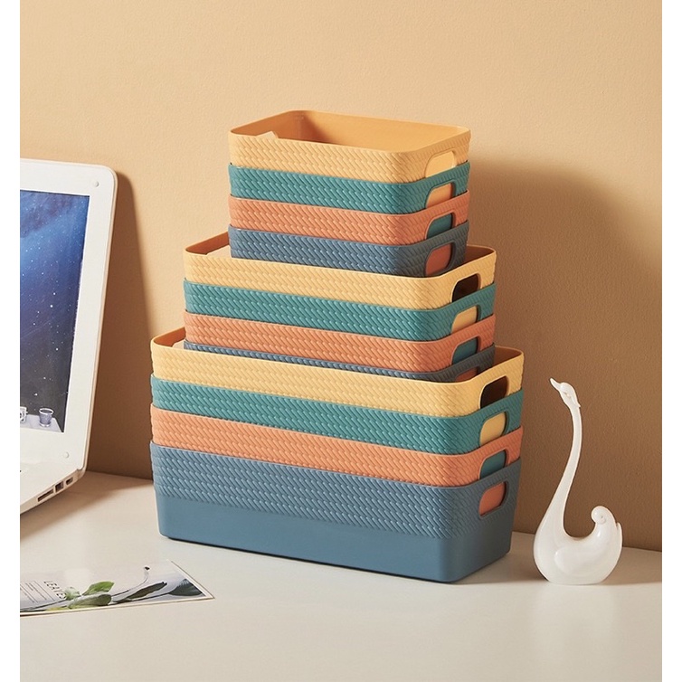 THÙNG NHỰA, GIỎ ĐỰNG ĐỒ PHONG CÁCH HÀN QUỐC ĐỦ SIZE MẪU MỚI