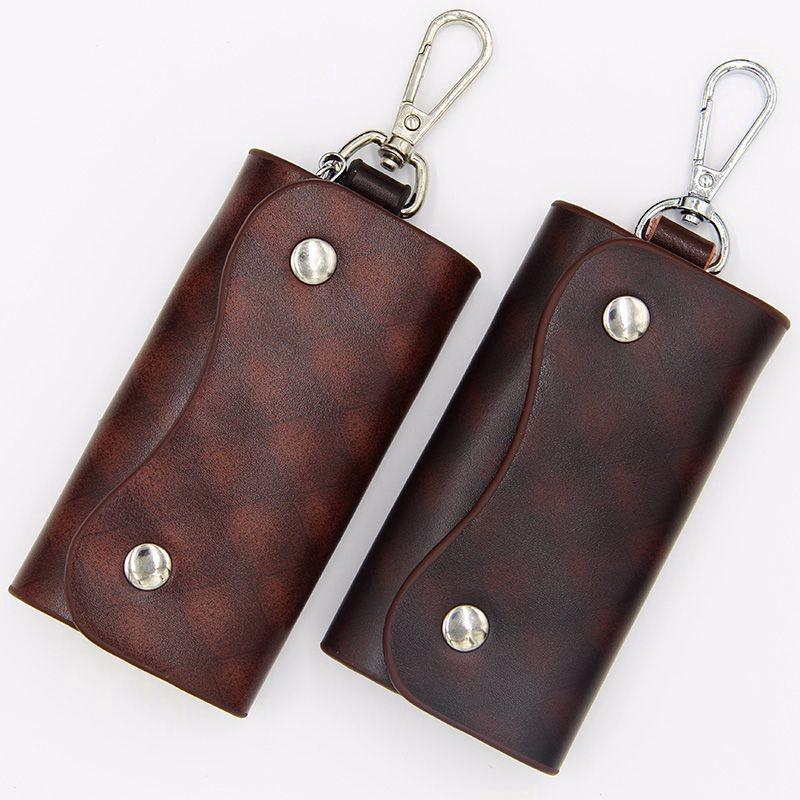 Ví Móc Chìa Khóa 1666 Hình Trụ Chất Liệu Da Pu Sang Trọng