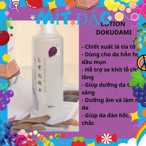Nước Hoa Hồng Diếp Cá Tía Tô Giảm Mụn Dokudami 500ml Nhật Bản NORI | BigBuy360 - bigbuy360.vn