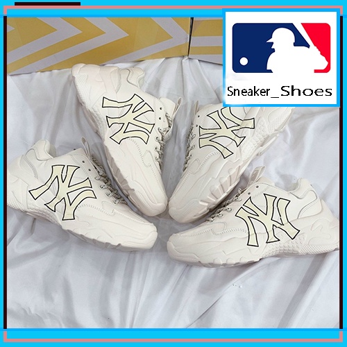 Giày _MLB NY, Giày Sneaker NY Da Bò Cao Cấp Đế Cao Tăng Chiều Cao Full Box Bill | BigBuy360 - bigbuy360.vn