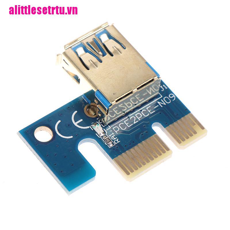 Card Mở Rộng Ver009S Usb 3.0 Pci-E Riser Express 1x Sang 16x Cho Bt