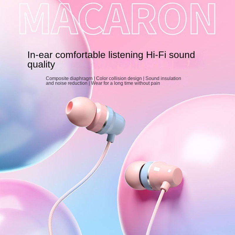 Tai Nghe Nhét Tai Đầu Mềm 3.5mm 1.2mm Màu Tương Phản Chất Lượng Cao