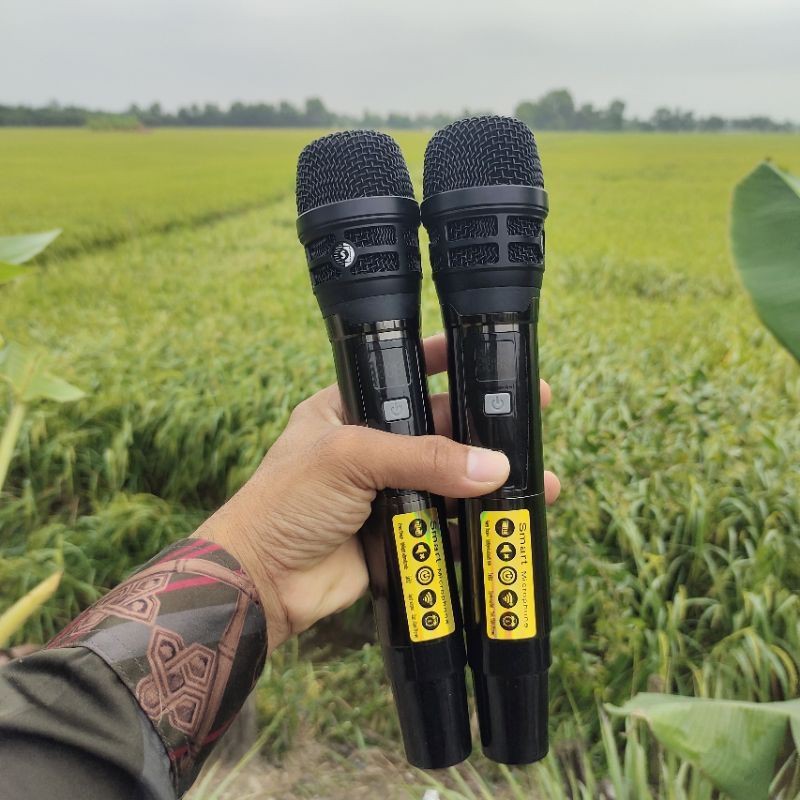 Combo Gồm Board Mạch Loa Kẹo Kéo Reverd Và Cặp Micro UGX 23  Kim Loại Sóng UHF Cao Cấp