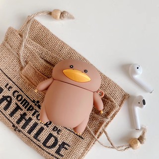 Apple Airpods 1/2 Cute Brown Duck without earphone Airpods pro