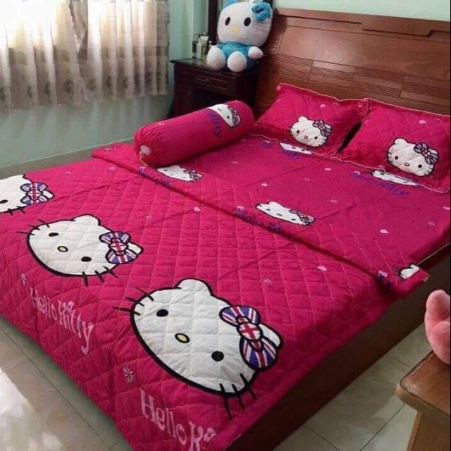 BỘ GA KITTY HỒNG ĐẬMM6.M8