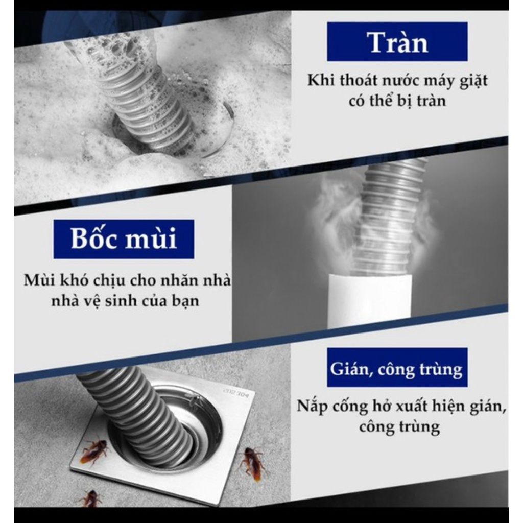 Nắp Ống Xả Máy Giặt Ngăn Mùi