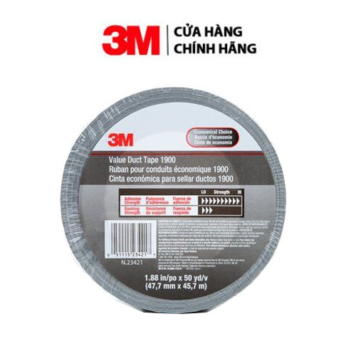 Băng keo đa năng Duct tape 3M 1900 47,7mm x 45,7m