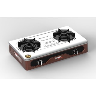 Bếp gas đôi Namilux 2063APS - Inox -HÀNG CHÍNH HÃNG
