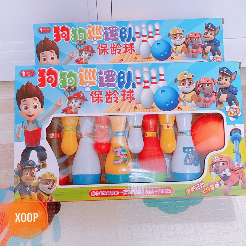 Bộ đồ chơi Bolling mini chủ đề chó cứu hộ cho bé