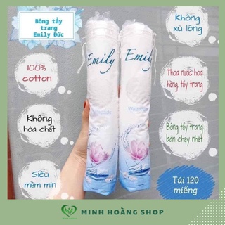Bông tẩy trang emily 120 miếng Đức