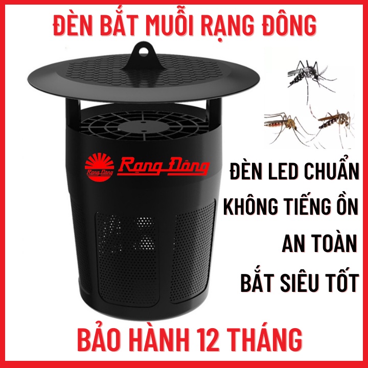 Đèn Bắt Muỗi Rạng Đông-Máy Bắt Muỗi Thông Minh Không Gây Tiếng-Đèn Ánh Sáng Chuẩn Thu Muỗi-Bảo Hành 12 Tháng