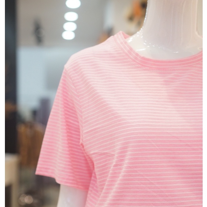 Áo phông, áo thun sọc nhí cotton nữ MENINA thời trang , chất mền mịn , thấm hút tốt