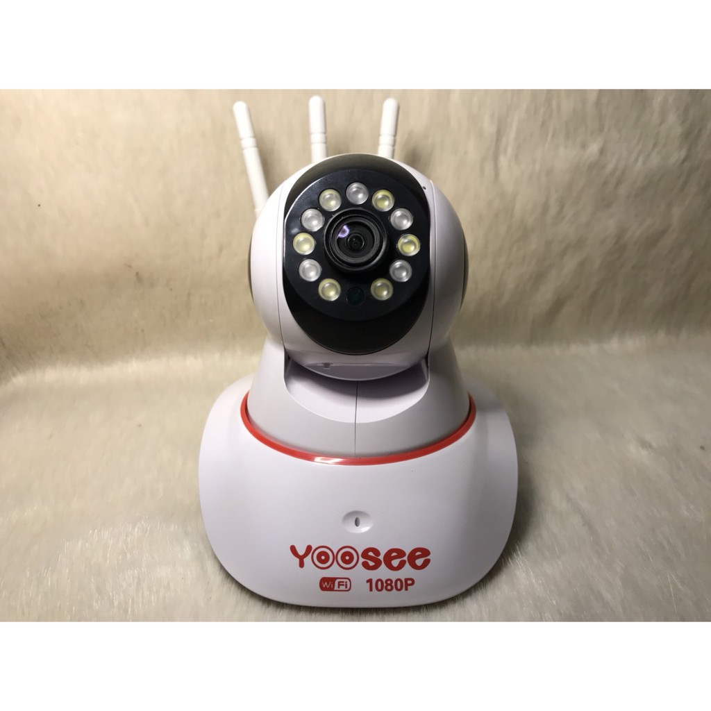 Camera ip Yoosee Wifi -  Có Màu Ban Đêm - 3 Râu 11 LED ĐỎ - Bản Chuẩn 1080Pixel - BẢO HÀNH 24 tháng đổi mới 15 ngày