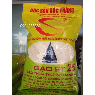 Gạo ST25 túi 5kg (Gạo vụ mới rất thơm và dẻo)