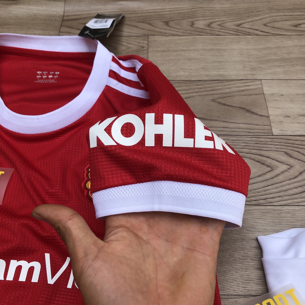 Áo Manchester United 2022 | Bộ Quần Áo Bóng Đá CLB Manchester United Sân Nhà Màu Đỏ Hàng Player